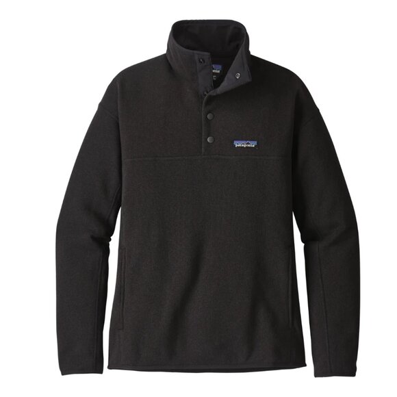 Patagonia Tops - Women's Black Lightweight Better Sweater® Marsupial Pullover (Size Medium)